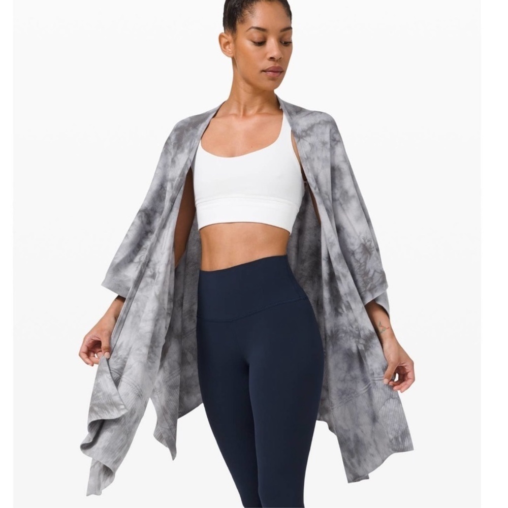 Lululemon Key to Warmth Cotton Tie Dye Wrap